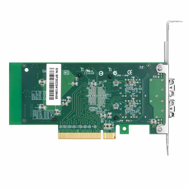 SFPS Intel 82599ES Based Ethernet Network Interface Card, 10G Dual-Port SFP+, PCIe 2.0 x8, Comparable to Intel X520-DA2, Full Height&Low Profile SFPS