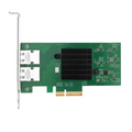 SFPS Intel E610-XAT2 Based Ethernet Network Interface Card, 10G Dual-Port RJ45, PCIe 4.0 x4, Comparable to Intel E610-XT2, Tall&Short Bracket SFPS