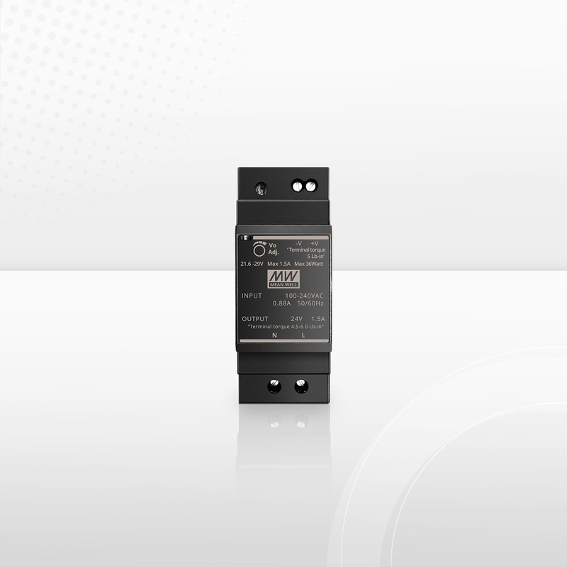 SFPS 30W 24VDC Ultra Slim Step-Shaped DIN Rail Industrial Power Supply SFPS