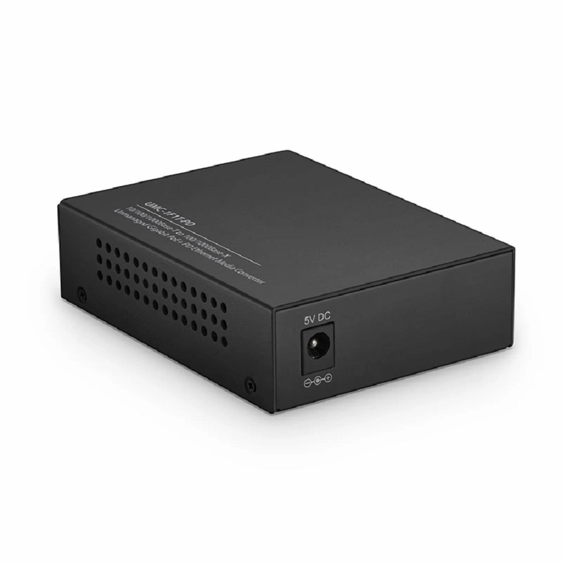 SFPS Unmanaged 1x 10/100/1000Base-T RJ45 to 1x 100/1000Base-X SFP Gigabit Ethernet PoE+ PD Media Converter SFPS
