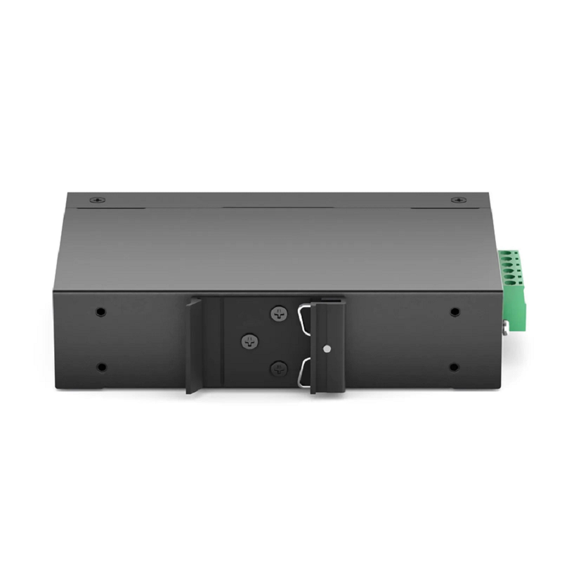SFPS Industrial Managed 1x 10/100/1000Base-T RJ45 to 1x 100/1000/2500Base-X SFP Gigabit Ethernet Media Converter SFPS