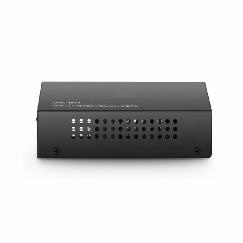 SFPS Unmanaged 1x 100M/1G/2.5G/5G/10GBase-T to 1x 10GBase-X SFP+ 10Gigabit Ethernet Media Converter, British Plug Standard SFPS
