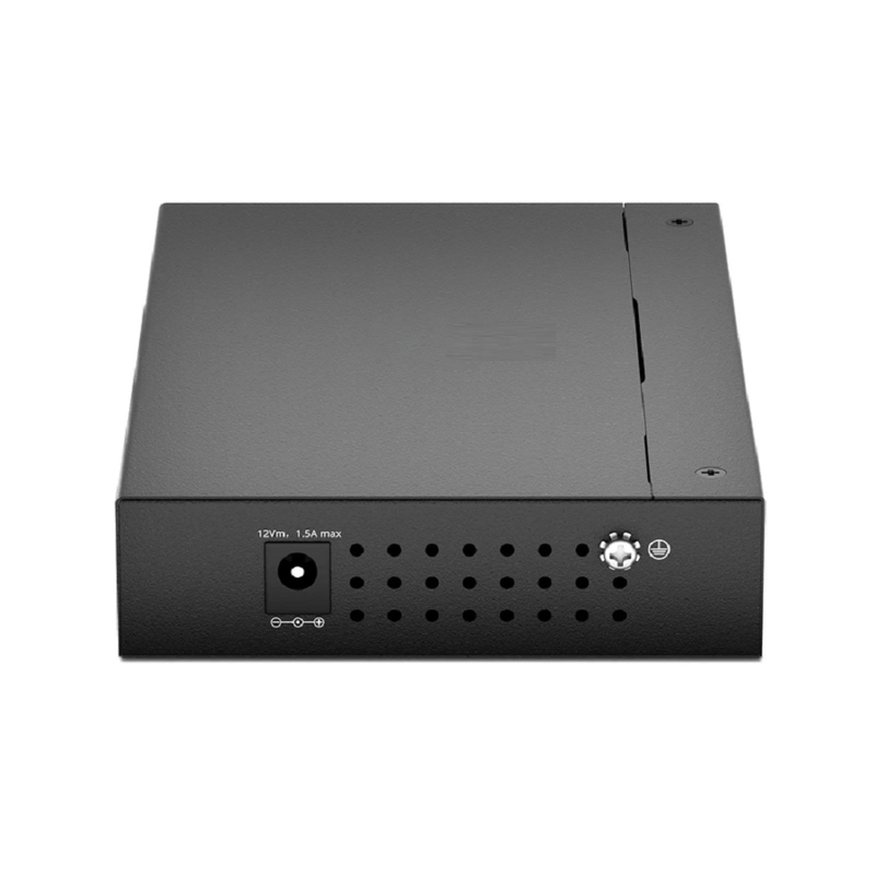 SFPS Managed 1x 100M/1G/2.5G/5G/10GBase-T RJ45 to 2x 10GBase-X SFP+ 10Gigabit Ethernet Media Converter, British Plug Standard SFPS