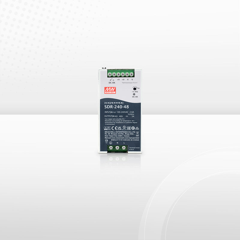 SFPS 240W 48VDC Slim DIN Rail High-Performance Industrial Power Supply with PFC Function SFPS
