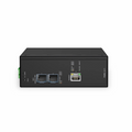 SFPS Industrial Managed 1x 100M/1G/2.5G/5G/10GBase-T RJ45 to 2x 100M/1G/2.5G/10GBase-X SFP+ Gigabit Ethernet PoE+ PD Media Converter SFPS