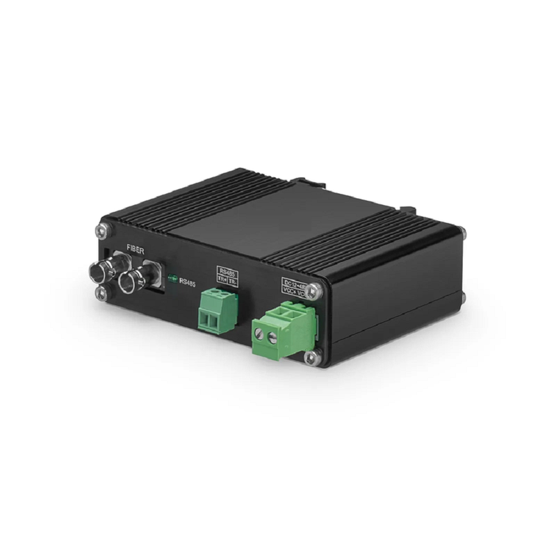 SFPS Industrial Unmanaged 1 x RS485 2-Wire to 1 x 100Base-X Single Mode ST 1310nm 20km Ethernet Media Converter SFPS