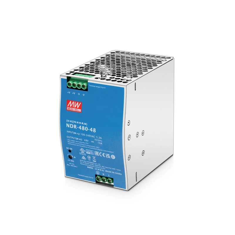 SFPS 480W 48VDC Slim DIN Rail Economical Industrial Power Supply with PFC Function SFPS