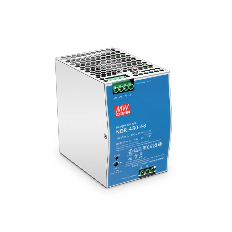 SFPS 480W 48VDC Slim DIN Rail Economical Industrial Power Supply with PFC Function SFPS