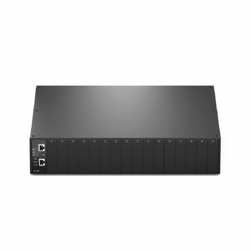 SFPS 16 Managed Media Converter Chassis, 2U Rack Mount, Single Power AC 100-240V SFPS