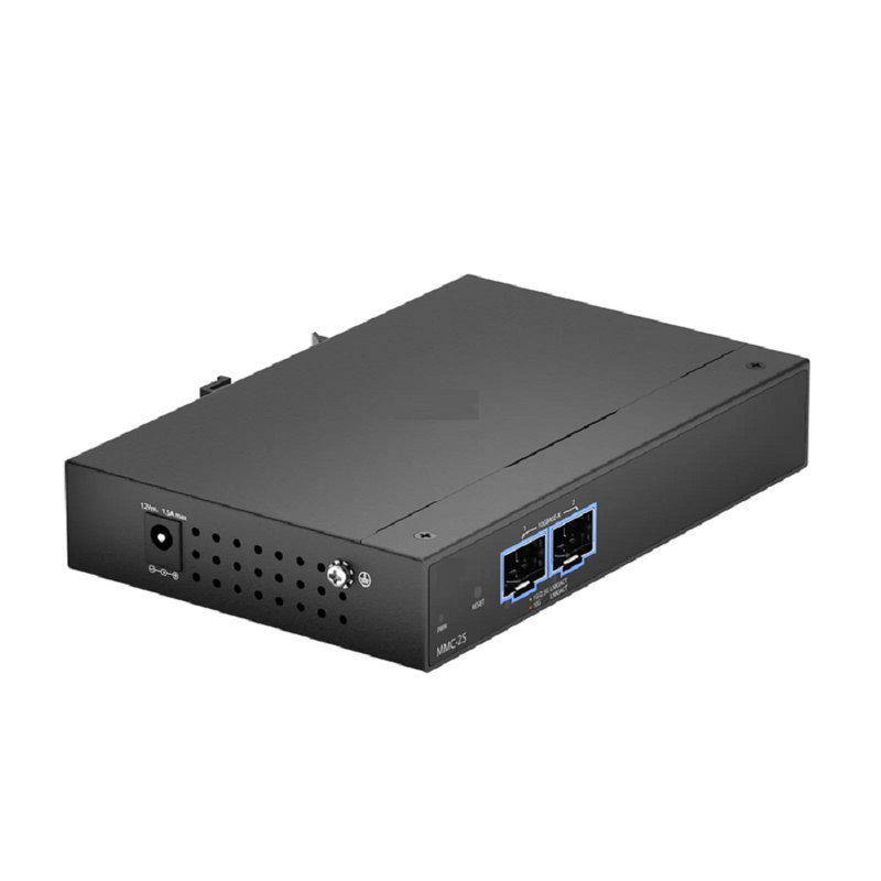 SFPS Managed 1x 10GBase-X to 1x 10GBase-X 2SFP+ 10Gigabit Ethernet Media Converter, American Plug Standard SFPS