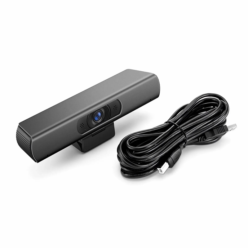 SFPS FC530 Full HD 1080p Video Conference Camera for Small Rooms, with 2 Microphones & 108 A° Wide Angle, USB Plug and Play SFPS