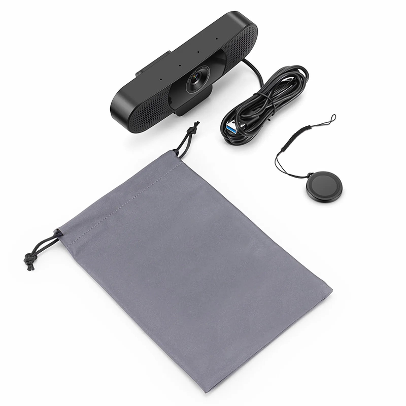 SFPS FC270S Full HD 1080p Webcam for Personal Video Calling and Conference, with 4 Microphones & 2 Speakers, USB Plug and Play SFPS