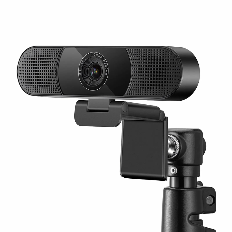 SFPS FC270S Full HD 1080p Webcam for Personal Video Calling and Conference, with 4 Microphones & 2 Speakers, USB Plug and Play SFPS