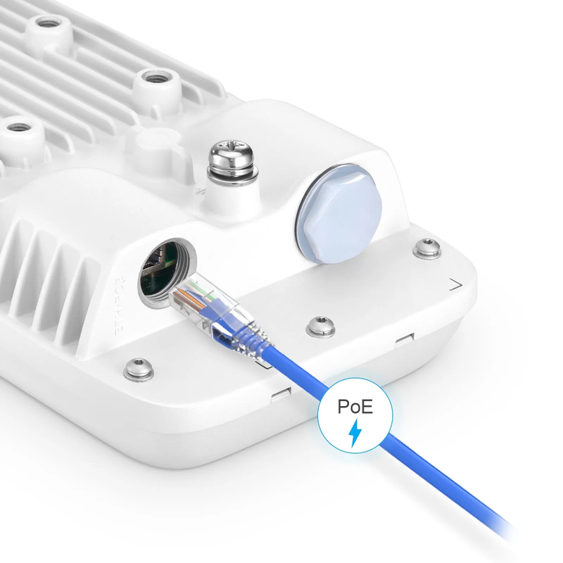 SFPS AP-T566D, Wi-Fi 6 802.11ax 1800 Mbps Outdoor Access Point, Seamless Roaming & 2 x 2 MU-MIMO Dual Radios, PicOSA®, Manageable via AmpCon-Campus (Without PoE Injector) SFPS