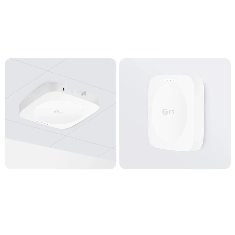 SFPS AP-N506, Wi-Fi 6 802.11ax 1800 Mbps Indoor Access Point, Seamless Roaming & 2 x 2 MU-MIMO Dual Radios, PicOSA®, Manageable via AmpCon-Campus (Without PoE Injector) SFPS