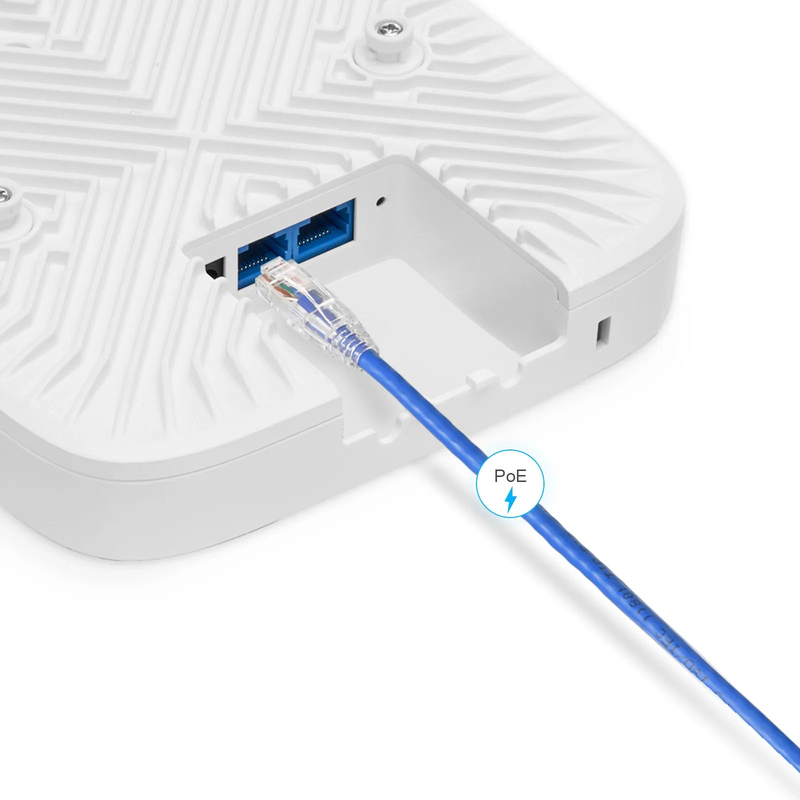 SFPS AP-N506, Wi-Fi 6 802.11ax 1800 Mbps Indoor Access Point, Seamless Roaming & 2 x 2 MU-MIMO Dual Radios, PicOSA®, Manageable via AmpCon-Campus (Without PoE Injector) SFPS