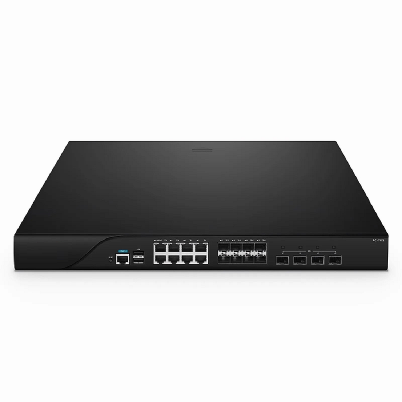 SFPS AC-7072, 802.11ax Wireless LAN Controller with 8 Gigabit Combo Ports, 4 x 10 Gb SFP+, Seamless Wi-Fi Roaming, Manage 128 APs by Default, Scale to Support up to 1152 APs SFPS