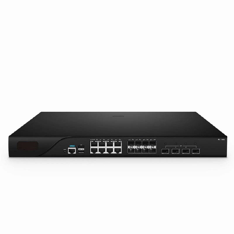SFPS AC-7072, 802.11ax Wireless LAN Controller with 8 Gigabit Combo Ports, 4 x 10 Gb SFP+, Seamless Wi-Fi Roaming, Manage 128 APs by Default, Scale to Support up to 1152 APs SFPS