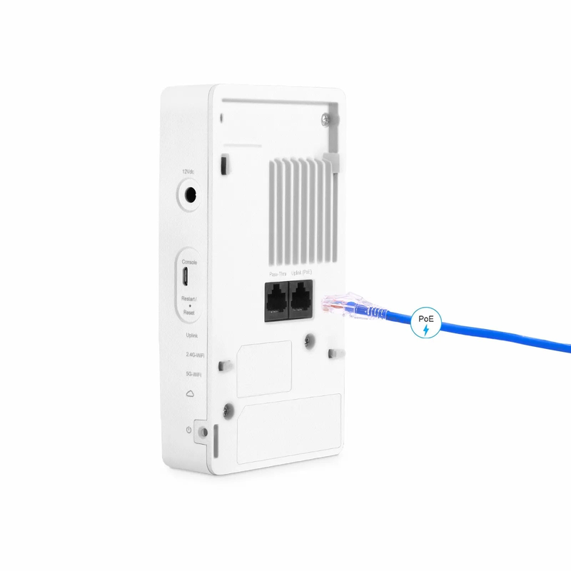 SFPS AP-N506H, Wi-Fi 6 802.11ax 3000 Mbps Indoor Access Point, Seamless Roaming & 2 x 2 MU-MIMO Dual Radios, PicOSA®, Manageable via AmpCon-Campus (Without PoE Injector) SFPS