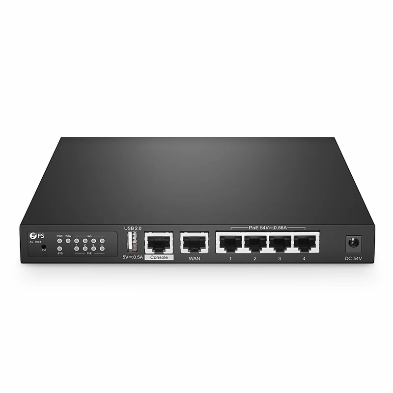 SFPS AC-1004, 802.11ax Wireless LAN Controller with 5 Gigabit Ethernet Ports, Seamless Wi-Fi Roaming, Manage up to 64 Wi-Fi 6 APs SFPS