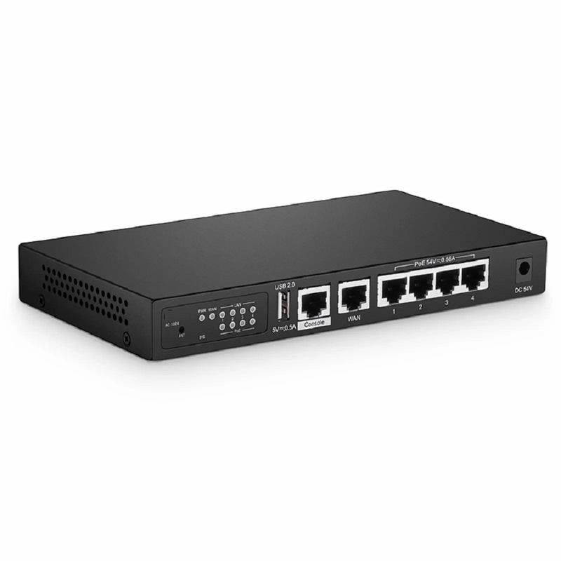 SFPS AC-1004, 802.11ax Wireless LAN Controller with 5 Gigabit Ethernet Ports, Seamless Wi-Fi Roaming, Manage up to 64 Wi-Fi 6 APs SFPS