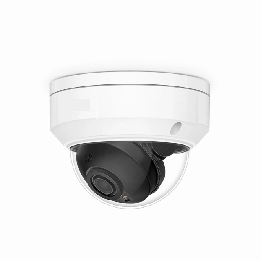 SFPS IPC301-8M-D Dome Camera, with 2.8mm Fixed Lens, 8MP Resolution, Built-in Mic, 98ft Night Vision, Smart Intrusion Prevention, IP67 & IK10 PoE Network Camera SFPS