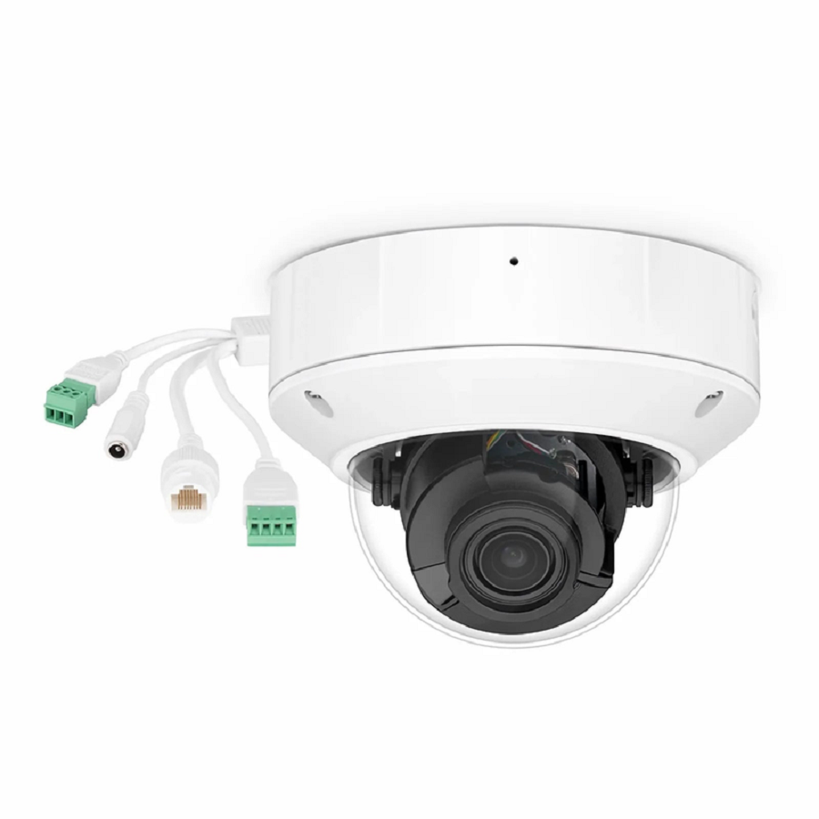 SFPS IPC304-8M-D Dome Camera, with 2.8 ~ 12mm Varifocal Lens, 8MP Resolution, Built-in Mic, 131ft Night Vision, Smart Intrusion Prevention IP67IK10 PoE Network Camera SFPS
