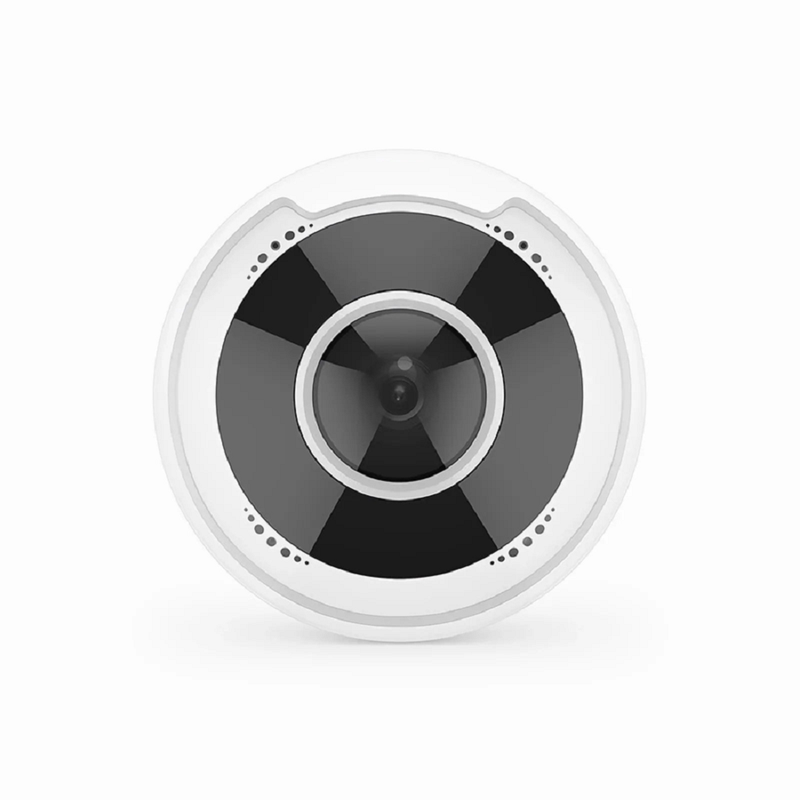 SFPS IPC301-5M-F Fisheye Camera, Fixed 5MP with Build-in Mic, 33ft Night Vision, IP66 & IK10 360A° Panoramic PoE Network Camera with 1.4mm Lens SFPS