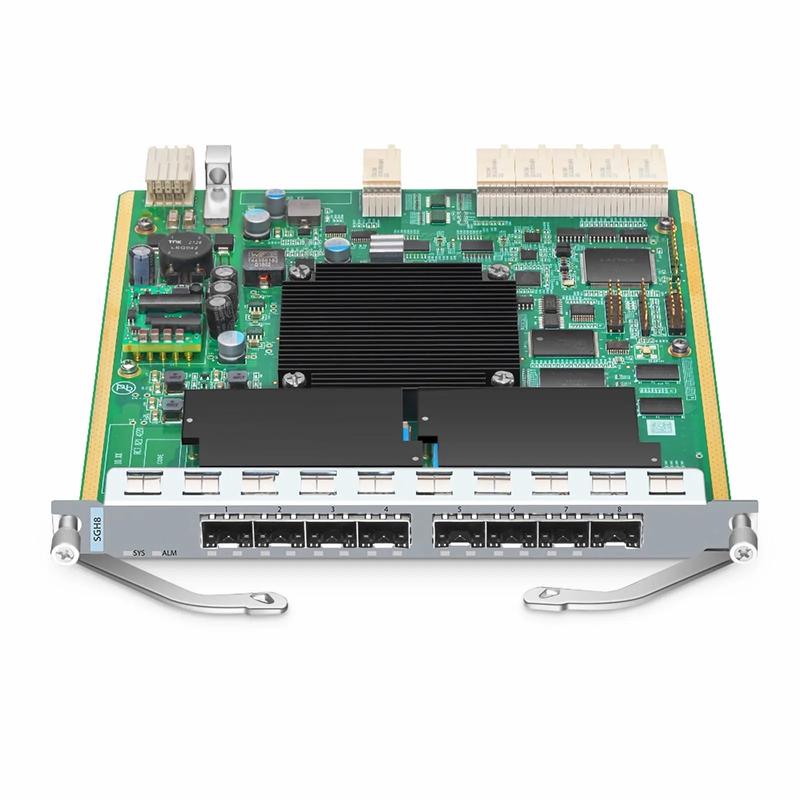 SFPS MS8100 SGH8, 8 x SFP, SDH Tributary Board or 8-way GE Dual-span Service Board, Combines with NXU/TN4/SH4 for Transponder/Muxponder Functionality SFPS