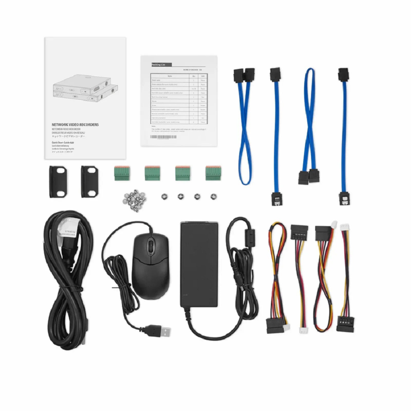 SFPS NVR204-32C, 32-Channel Network Video Recorder, Record 32CH 4K@30fps, Live View/Playback 2CH 4K@30fps, Supports up to 4x8TB Hard Drive (Not Included) SFPS