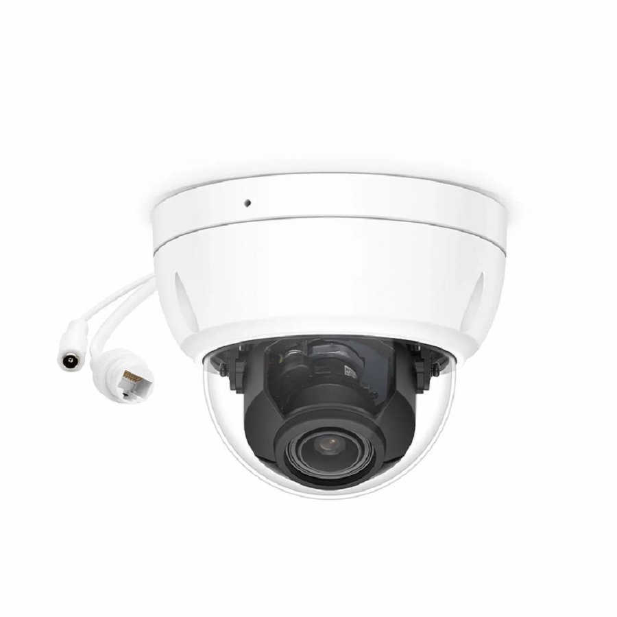 SFPS IPC104-2M-D, Full HD 2MP Dome Network Camera with Build-in Mic, 98ft Night Vision, IP67 & IK10 PoE Network Camera with Varifocal 2.8-12mm Lens SFPS