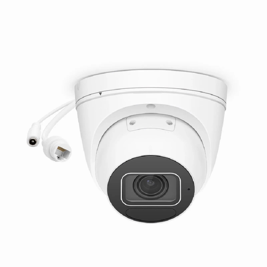 SFPS IPC305-2M-T, Full HD 2MP IR Turret Network Camera with Built-in Mic, 131ft Night Vision, Smart Behavior Detection, IP67 & IK10 PoE Network Camera with Varifocal 2.7-13.5mm Lens SFPS