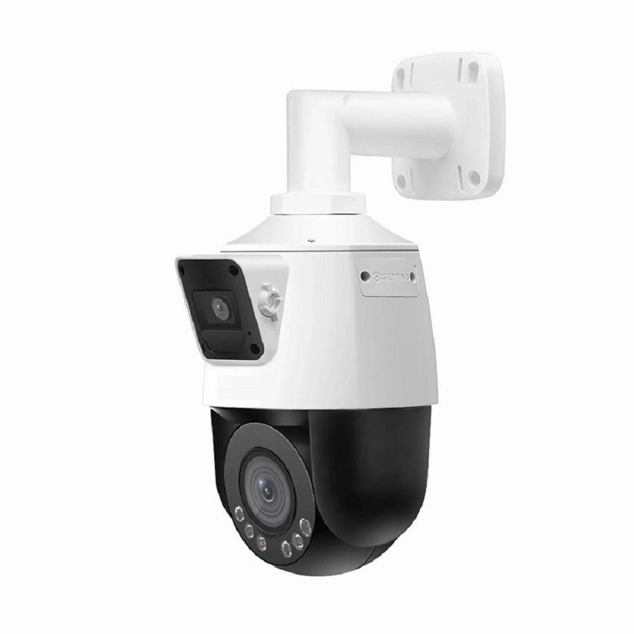 SFPS IPC204-2M-PD, 2X 2MP Dual-lens PTZ Network Camera With Two-way Audio, IP66 Weatherproof, Smart Intrusion Protection SFPS