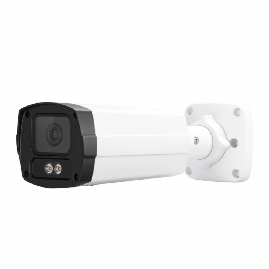 SFPS IPC501-FC-4M-B, 4MP Bullet PoE Network Camera with 98ft Color Night Vision, 120dB True WDR, Smart Intrusion Prevention, IP67 & IK10 Rating, 4.0mm Fixed Lens SFPS