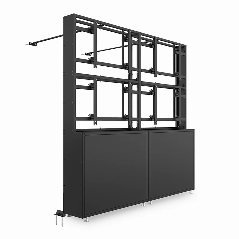 SFPS 55 Inch Split Screen Vertical Support Bracket Base-3.5-H60, Modularization Floor Mounting SFPS
