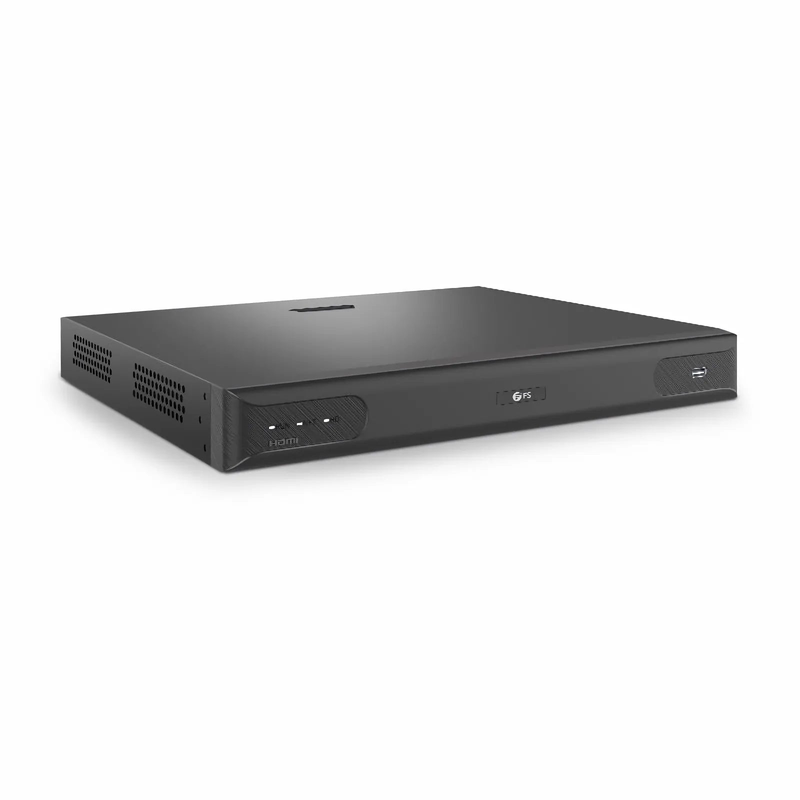 SFPS NVR102-8C-8P, 8-Channel 8-Port PoE Network Video Recorder, Record 8CH 4K@30fps, Live View/Playback 2CH 4K@30fps, Supports up to 2x10TB Hard Drive (Not Included) SFPS
