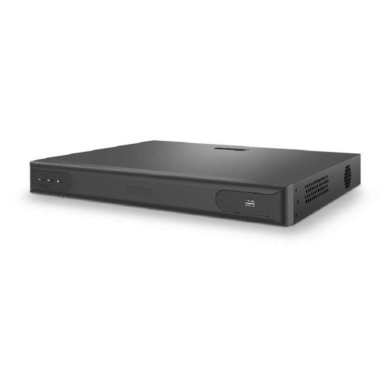 SFPS NVR102-8C-8P, 8-Channel 8-Port PoE Network Video Recorder, Record 8CH 4K@30fps, Live View/Playback 2CH 4K@30fps, Supports up to 2x10TB Hard Drive (Not Included) SFPS
