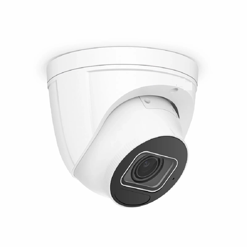 SFPS IPC304-8M-T Turret Camera, with 2.8 ~ 12mm Varifocal Lens, 8MP Resolution, Built-in Mic, 131ft Night Vision, Smart Intrusion Prevention, IP67 & IK10 PoE Network Camera SFPS