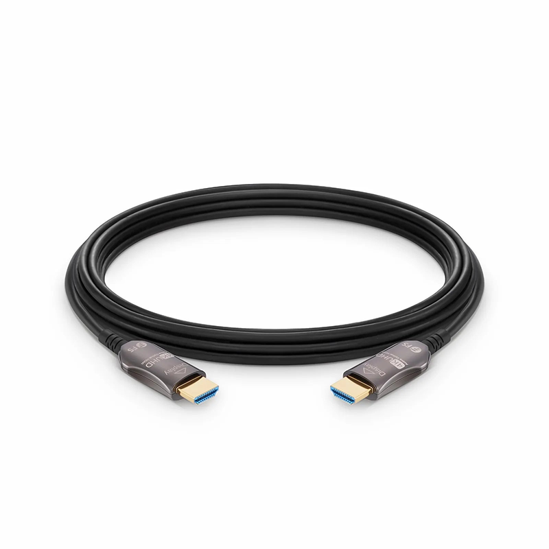 SFPS 33ft (10m) 4K 60Hz PVC High Speed HDMIA® Fiber Active Optical Cable (AOC) with Ethernet In Wall CL3 Rated SFPS