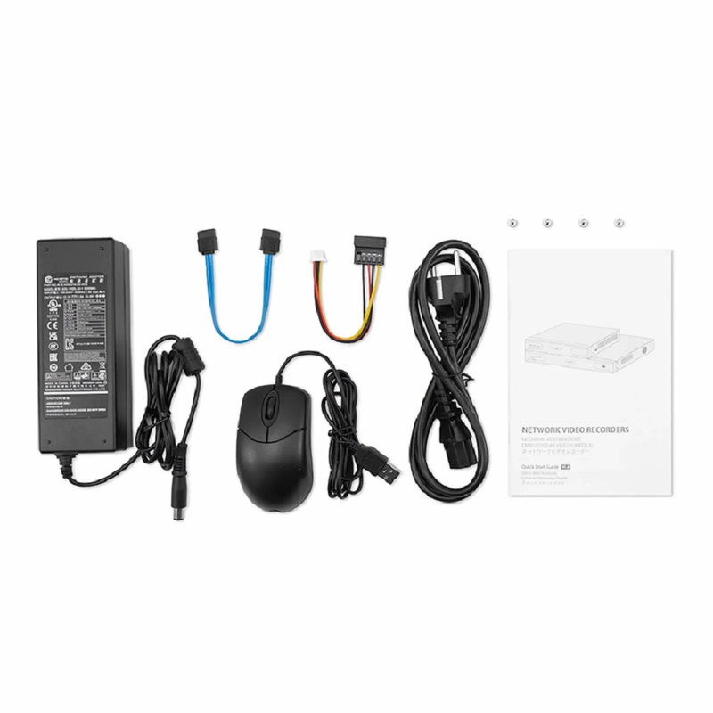 SFPS NVR101-8C-8P, 8-Channel 8-Port PoE Network Video Recorder, Record 8CH 4K@30fps, Live View/Playback 1CH 4K@30fps, Supports up to 1x8TB Hard Drive (Not Included) SFPS