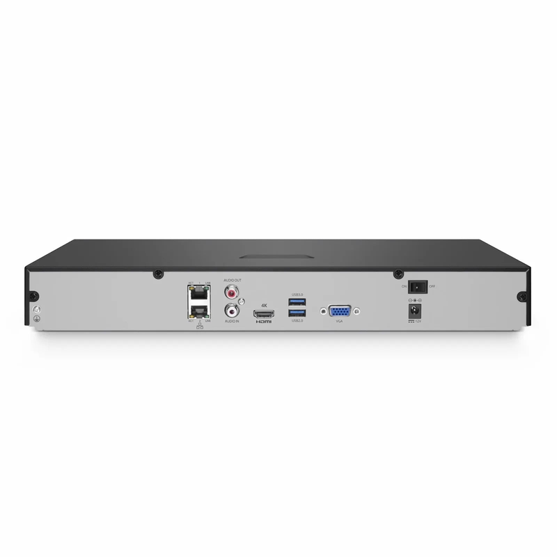SFPS NVR102-16C, 16-Channel 1.5U 4K  H.265+ Decoding Format, Up to 2x8TB Hard Drive (Not Included), Live View/Playback Network Video Recorder SFPS