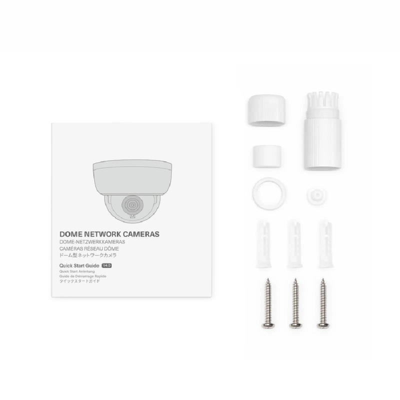SFPS IPC101-5M-D, Super HD 5MP Dome Network Camera, 98ft Night Vision, IP67 & IK10 Vandal Resistant, PoE Network Camera with Fixed 2.8mm Lens SFPS
