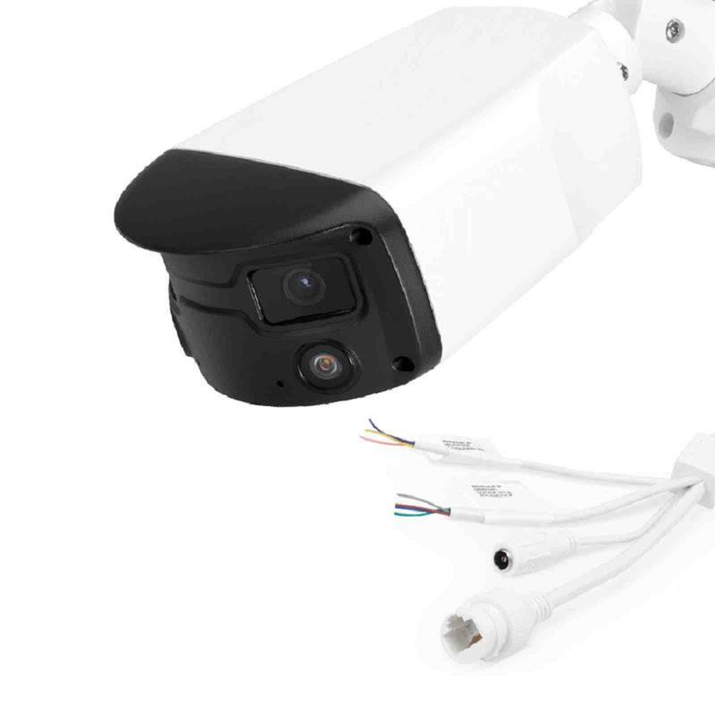 SFPS IPC501-2X4M-B, Super HD 4MP Full-Color Wide Angle Fixed Bullet Network Camera with Build-in Mic, IP67 Weatherproof PoE Network Camera with Fixed 4.0mm Lens SFPS