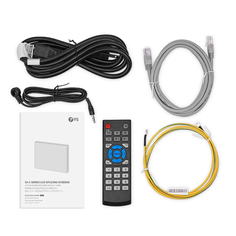 SFPS 55-inch 3.5mm Splicing LCD Display Unit, 500cd/mA² Wall-Mounted SFPS