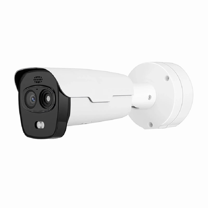 SFPS IPC701-4M-B, Super HD 4MP Thermal & Optical Dual-spectrum Bullet Network Camera with Build-in Mic, Smoke Detection, PoE Network Camera with Fixed 4.0mm Lens SFPS