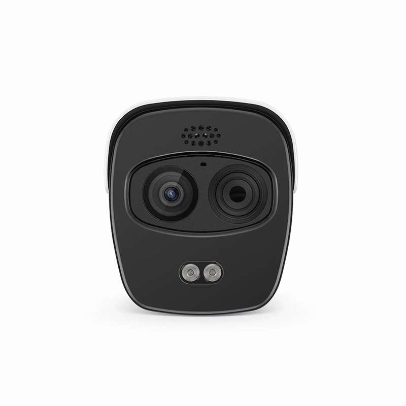 SFPS IPC701-4M-B, Super HD 4MP Thermal & Optical Dual-spectrum Bullet Network Camera with Build-in Mic, Smoke Detection, PoE Network Camera with Fixed 4.0mm Lens SFPS