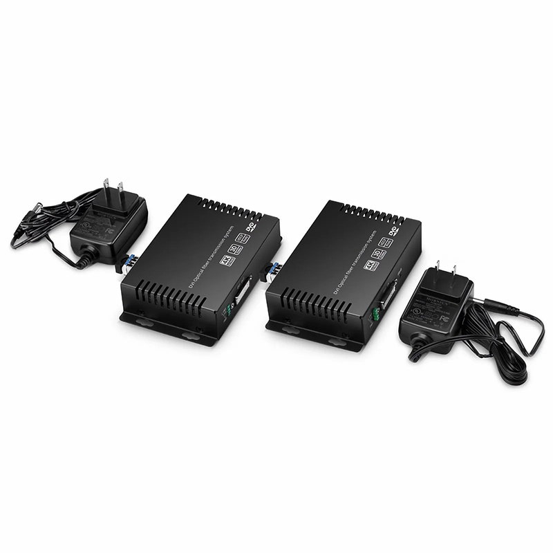 SFPS 4K HDMI Extender Set with Audio, EDID and RS232 via Single LC Fiber for 10km SFPS