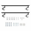 SFPS 55 Inch Splicing Panel Wall-Mounted Front Maintenance Flat Sheet Metal Support Unit, Without Sides