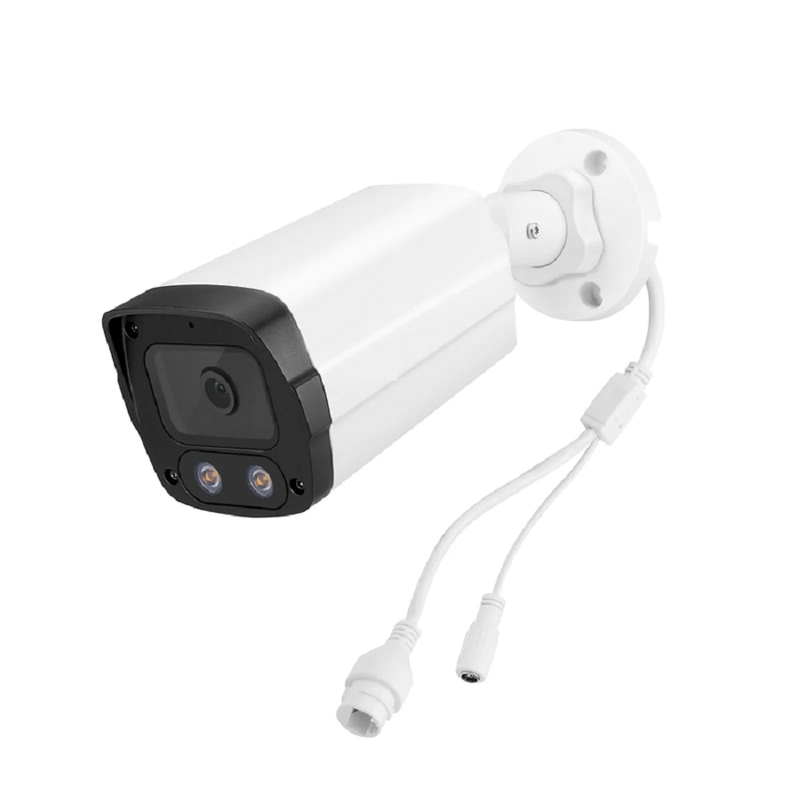SFPS IPC201-8M-B Bullet Camera, with Fixed 2.8mm Lens, 8MP Resolution, Built-in Mic  Speaker, 98ft Night Vision, Smart Person/Vehicle Detection, IP67 PoE Network Camera SFPS
