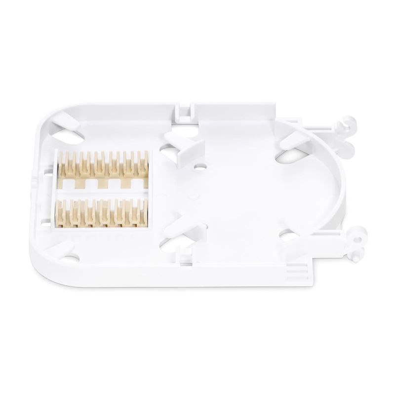 SFPS 12 Fibers Fusion Splice Tray, ABS Plastic, 0.39''x4.33''x5.12'', Suitable for FS-S010-1O4R-6-12F SFPS